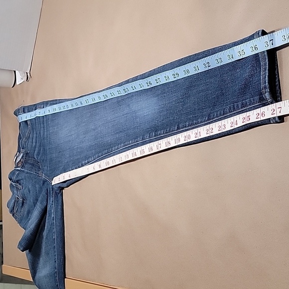 J Crew Stretch, Size 25, Skinny Blue Denim Jeans.  EUC - Picture 5 of 9